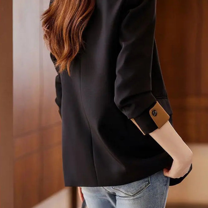 Mocha Suit Jacket Women's - New casual blazer with unique style for you to define your style statement
