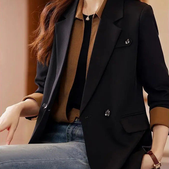Mocha Suit Jacket Women's - New casual blazer with unique style for you to define your style statement