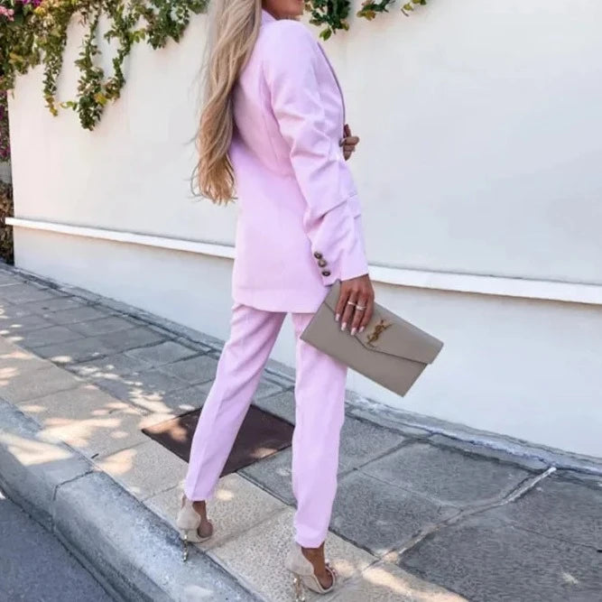 Blazer Matching Set Office - 2 Piece Set - Blazer and pants