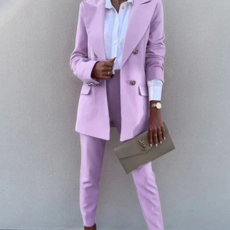 Blazer Matching Set Office - 2 Piece Set - Blazer and pants