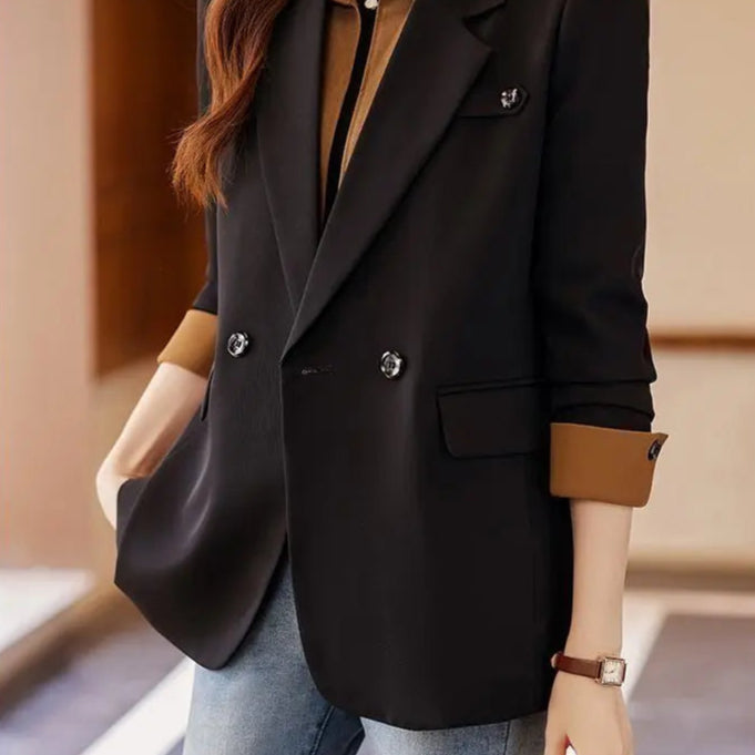 Mocha Suit Jacket Women's - New casual blazer with unique style for you to define your style statement