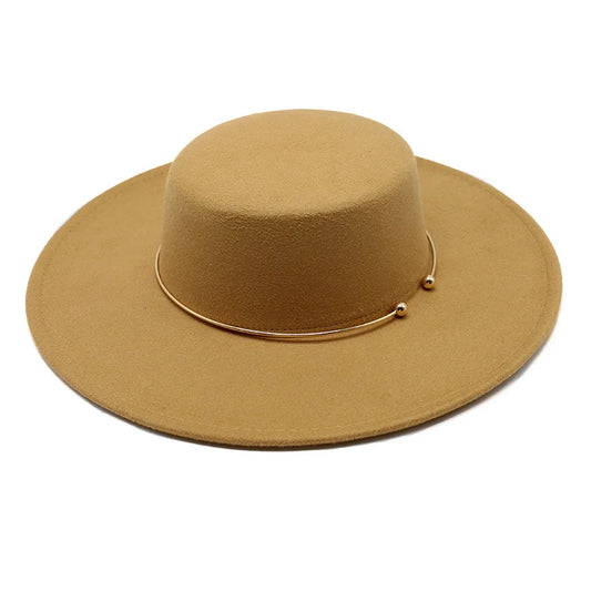 Fedora Hats for Women Flat Top Fashion Elegant Bowler Dress Caps Panama Church Wedding