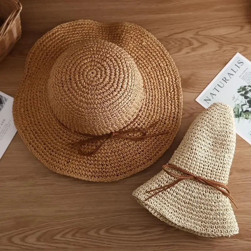 Beach Hats - Sunscreen Cap - Straw Hat for Woman