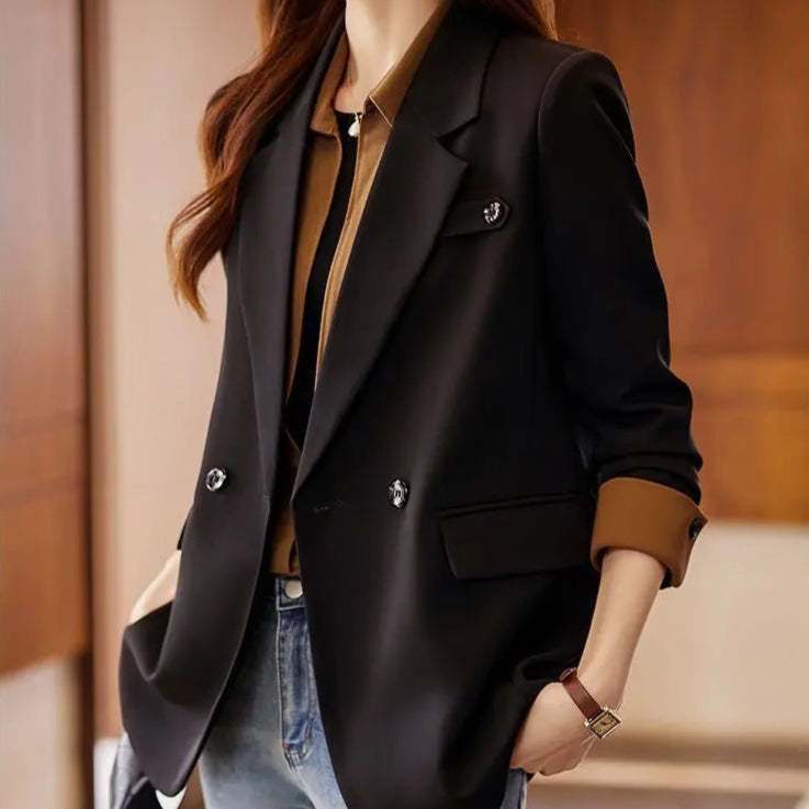 Mocha Suit Jacket Women's - New casual blazer with unique style for you to define your style statement