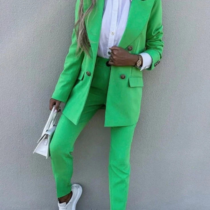 Blazer Matching Set Office - 2 Piece Set - Blazer and pants